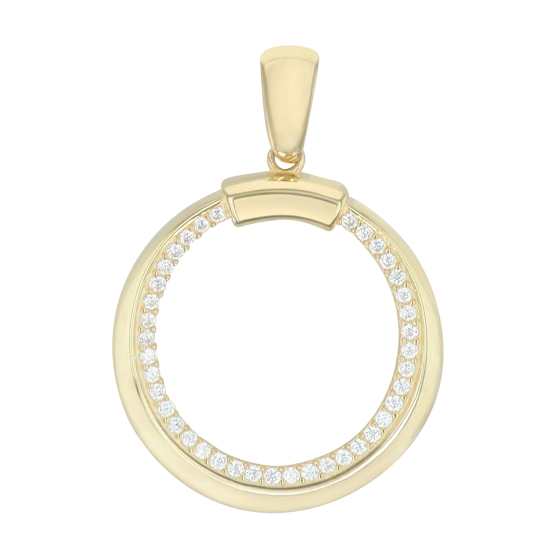 Damen Anhänger aus 925 Silber mit Zirkonia