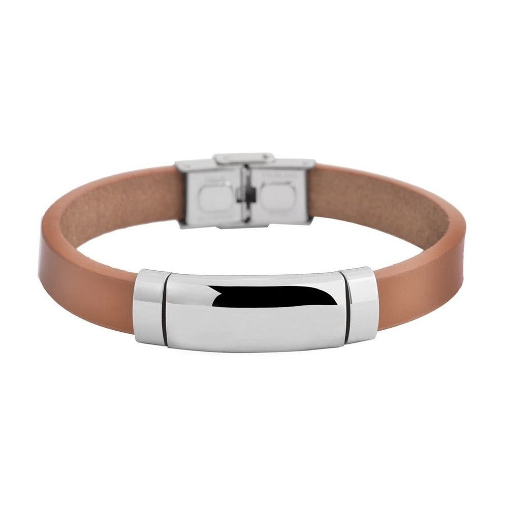 Unisex Armband aus Leder 21 cm