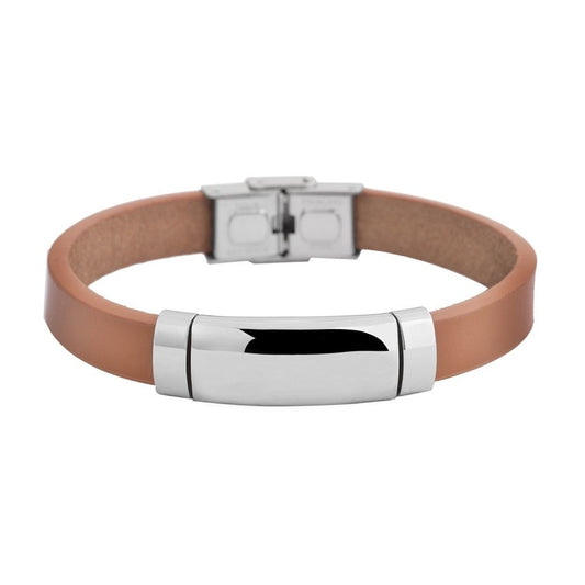 Unisex Armband aus Leder 21 cm