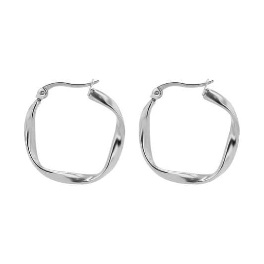 Damen Ohrringe – Creole aus Edelstahl