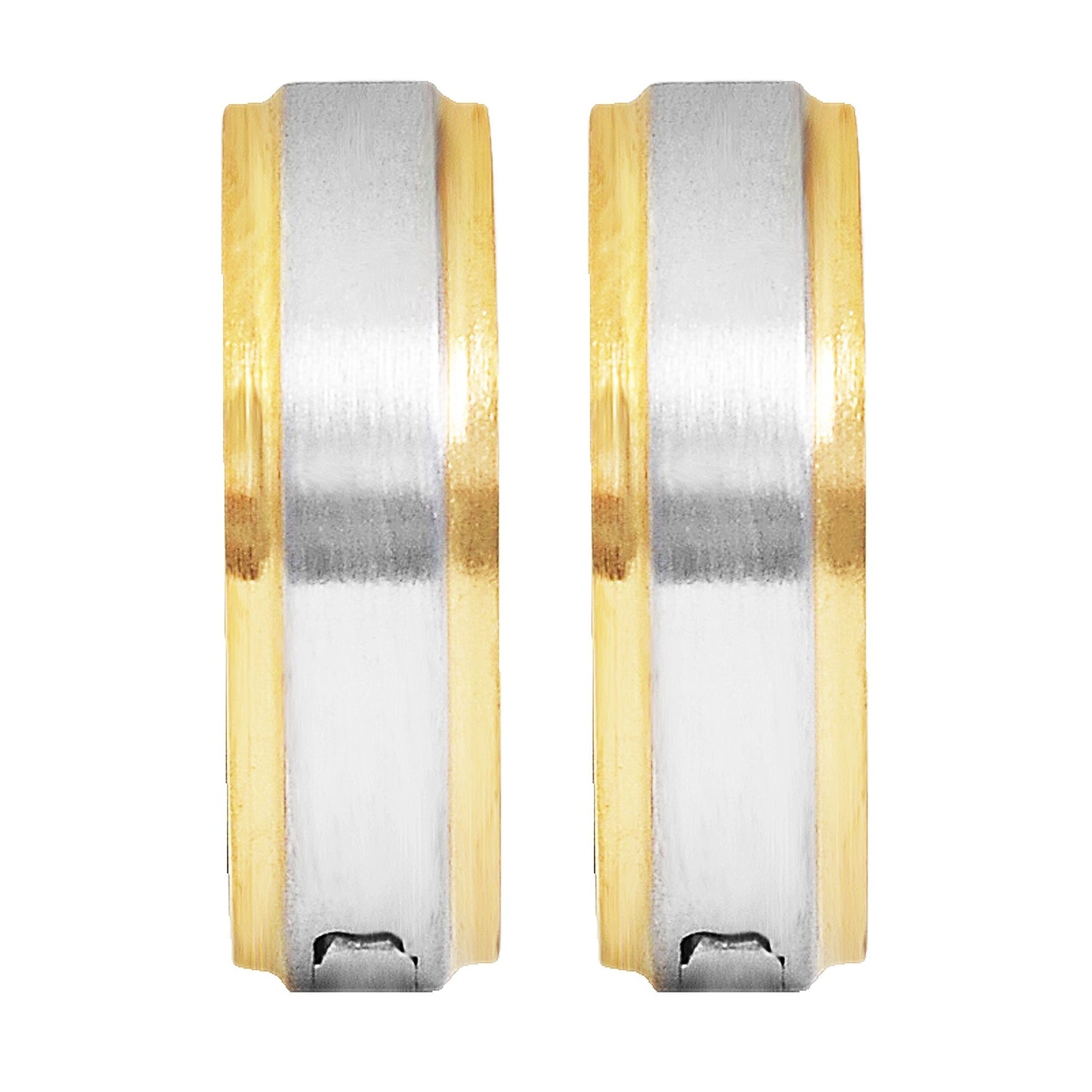 Unisex Ohrringe – Klappcreole aus Edelstahl