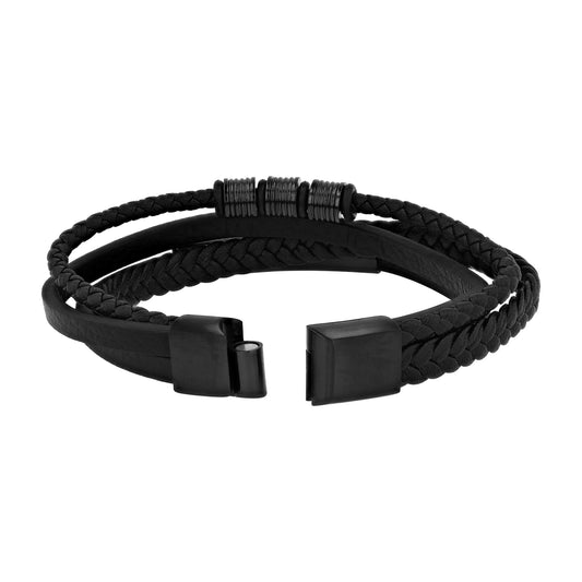 Unisex Armband aus Leder 21 cm