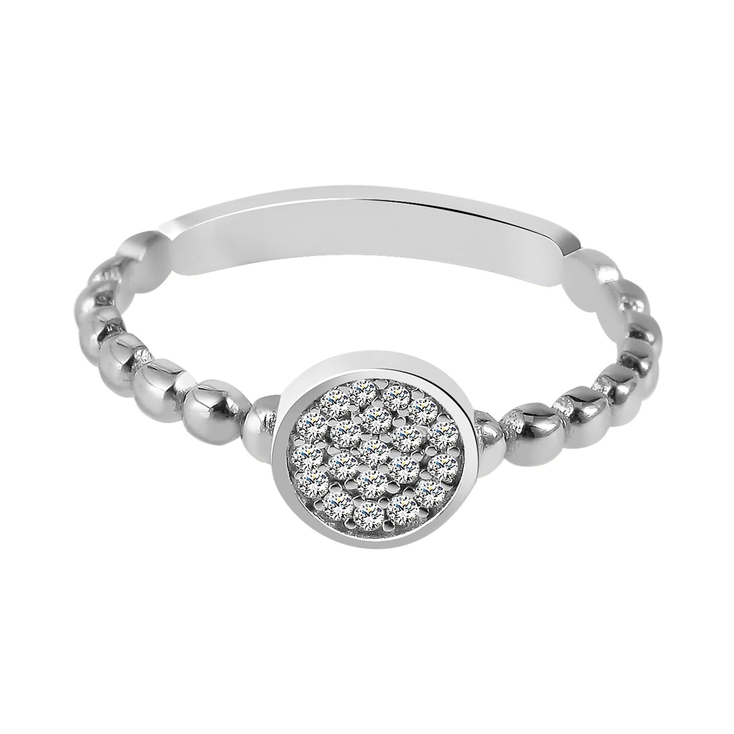 Damen Ring aus 925 Silber mit Zirkonia