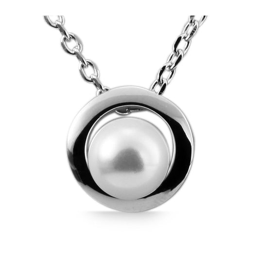 Damen Anhänger aus 925 Silber mit Perle