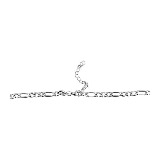 Unisex Halskette – Figarokette aus Edelstahl 55 cm