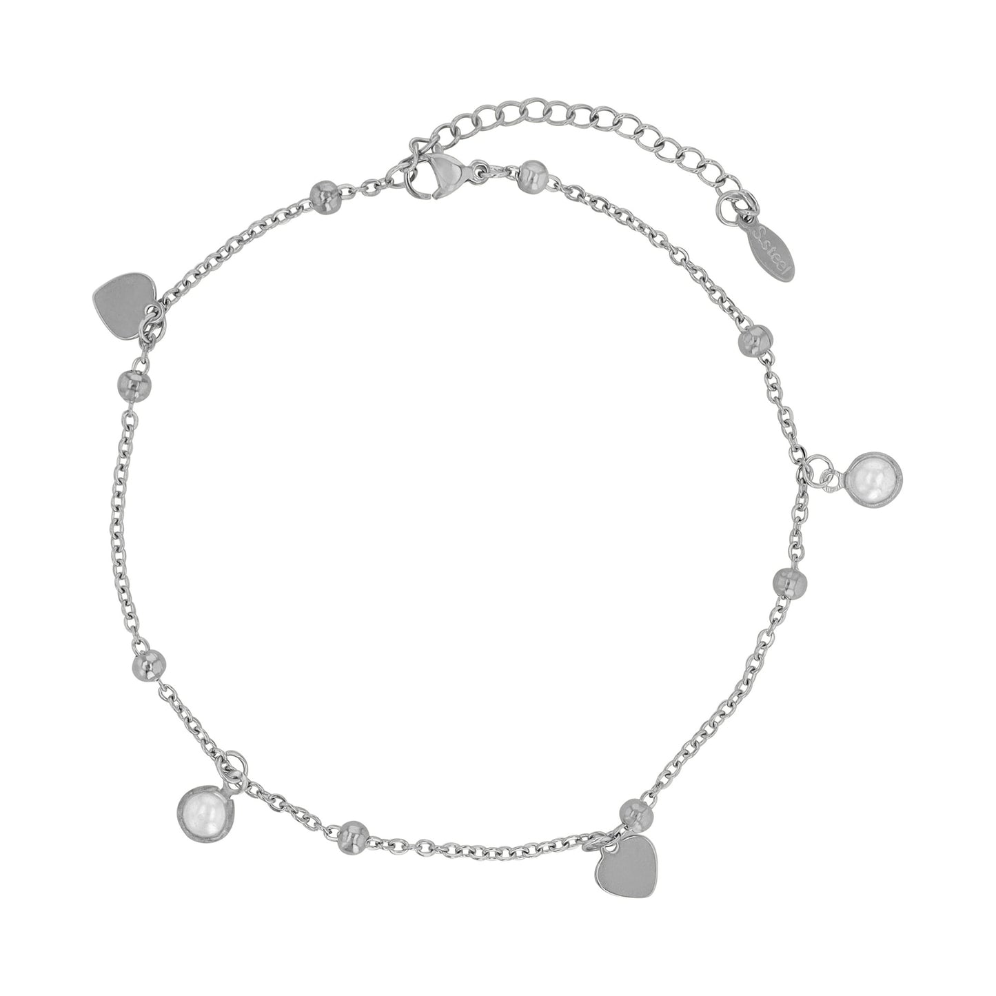 Damen Anhänger aus Edelstahl mit Perle