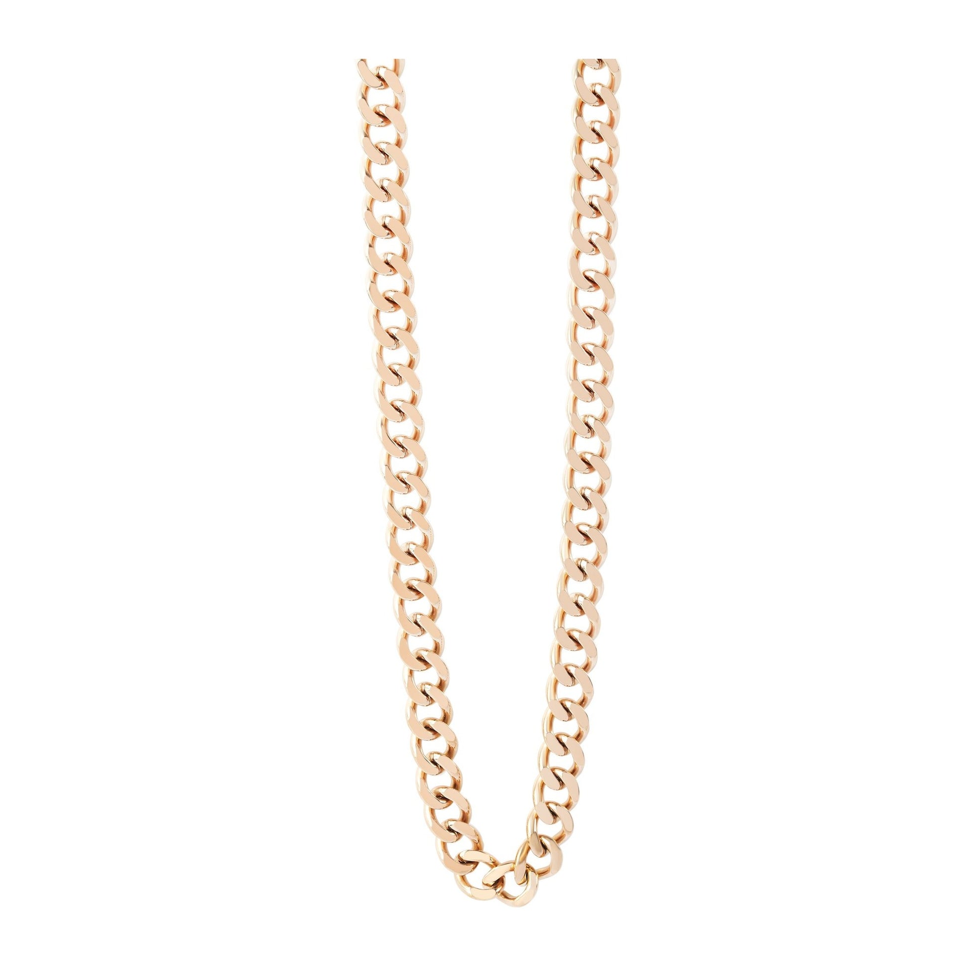 Unisex Halskette – Panzerkette aus Edelstahl 43 cm