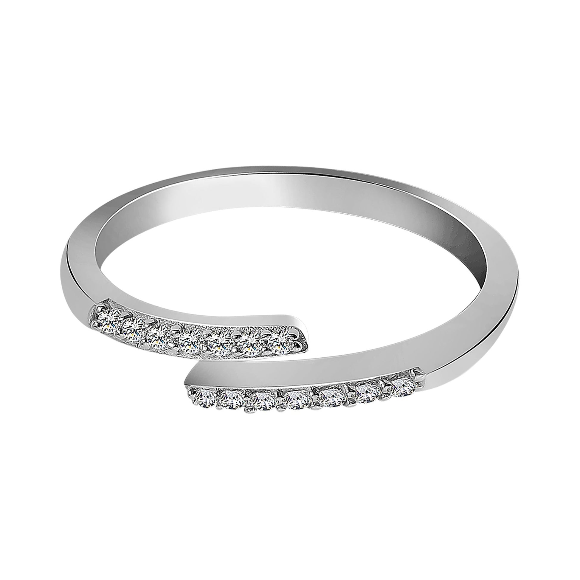 Damen Ring aus 925 Silber mit Zirkonia