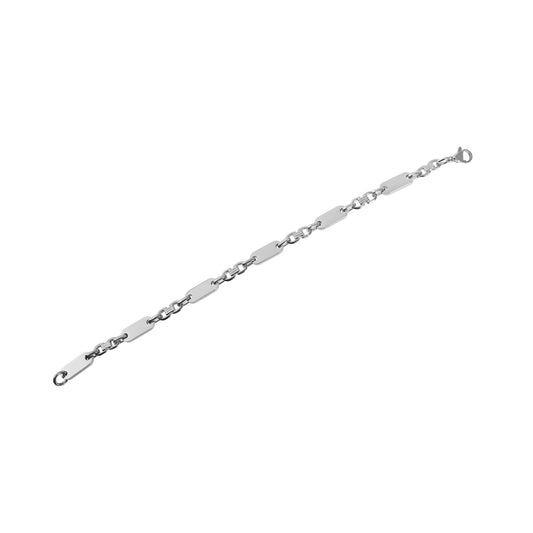 Unisex Armband aus Edelstahl 21 cm