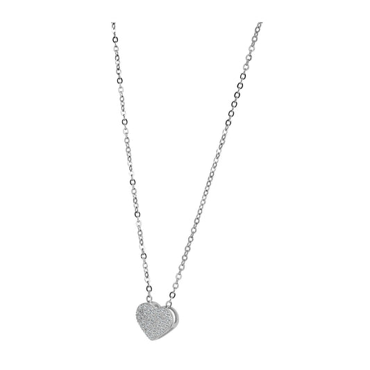 Damen Halskette mit Anhänger – Herz aus 925 Silber