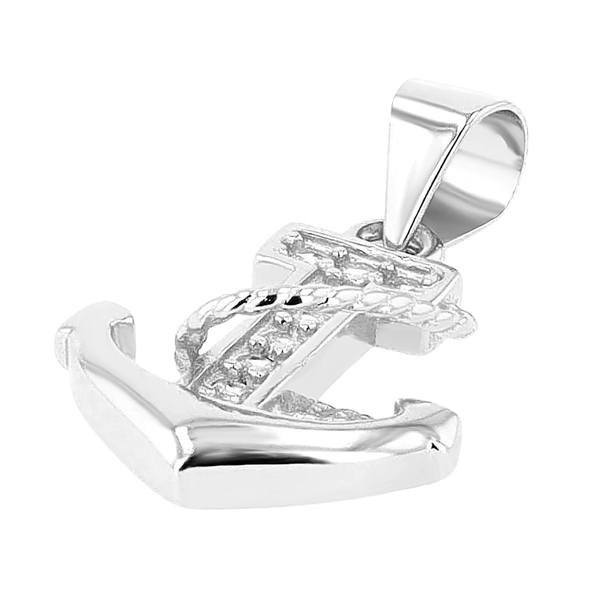 Damen Anhänger aus 925 Silber mit Zirkonia