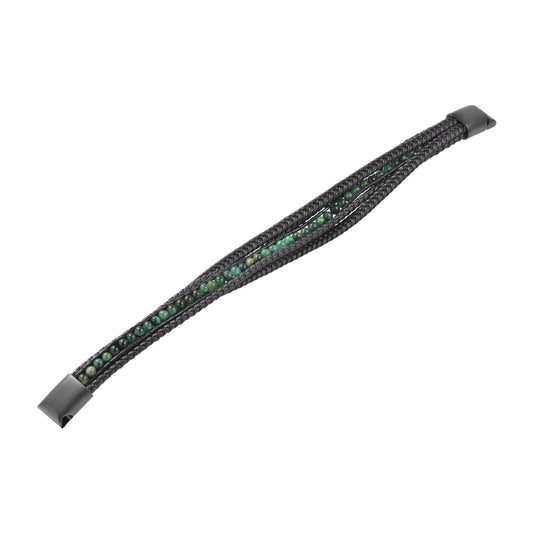 Unisex Armband – Lederarmband aus Leder mit Tigerauge 21 cm