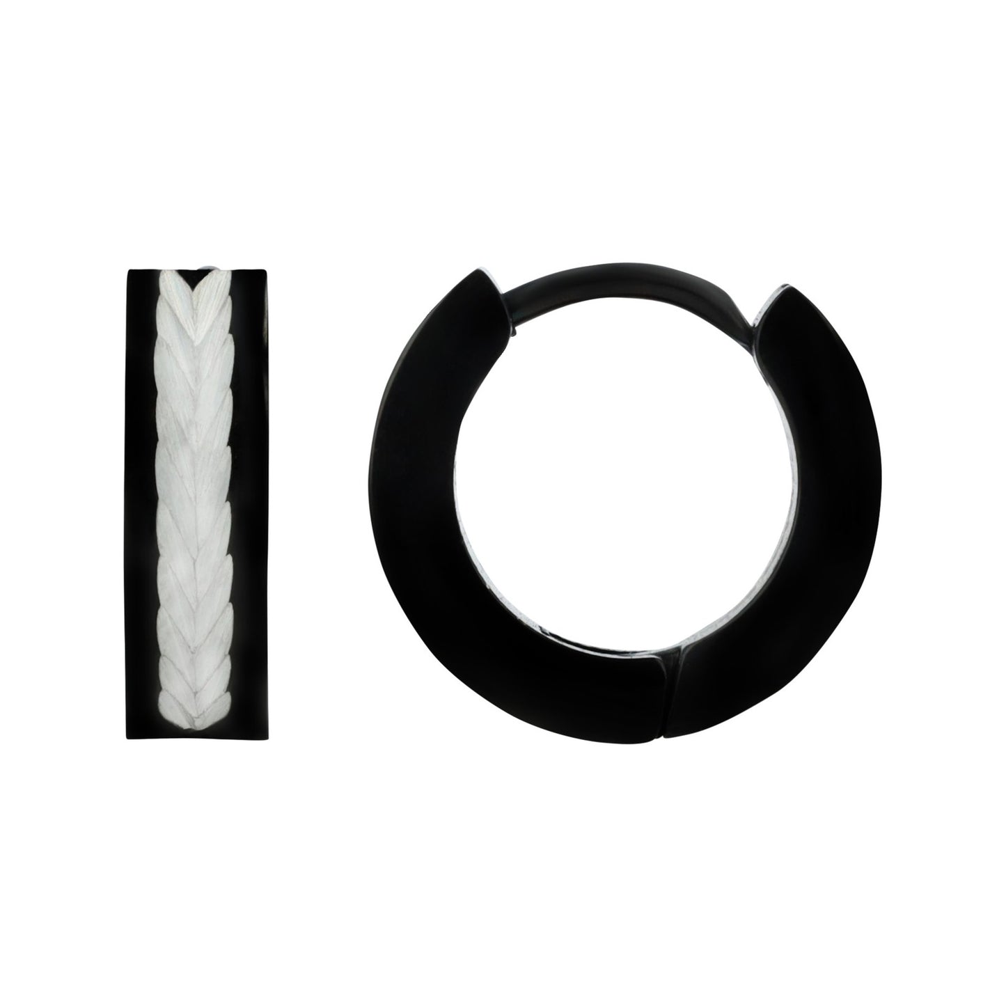 Unisex Ohrringe – Creole aus Edelstahl