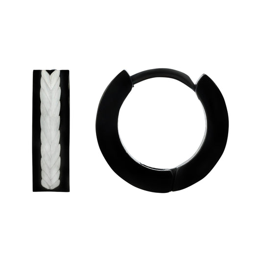 Unisex Ohrringe – Creole aus Edelstahl