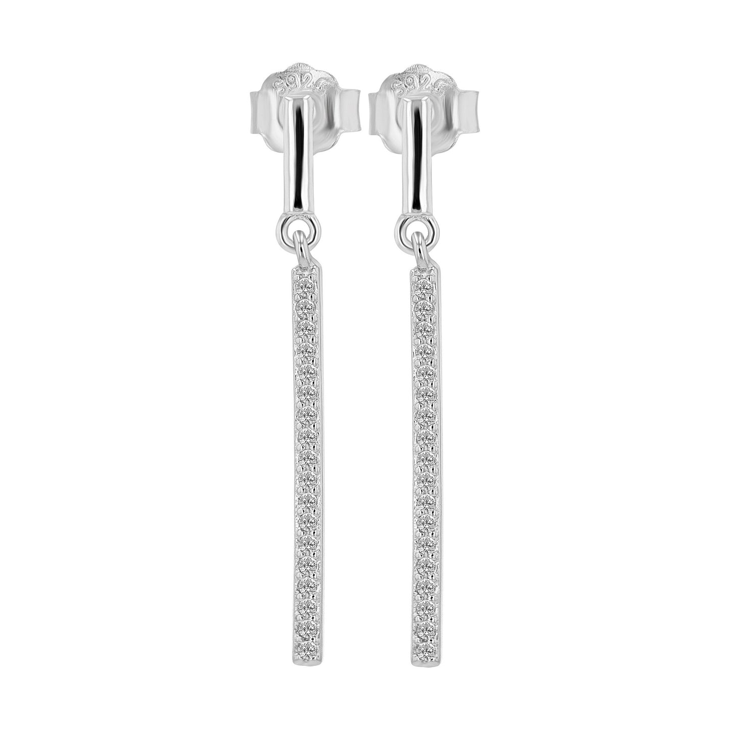 Damen Anhänger aus 925 Silber mit Zirkonia