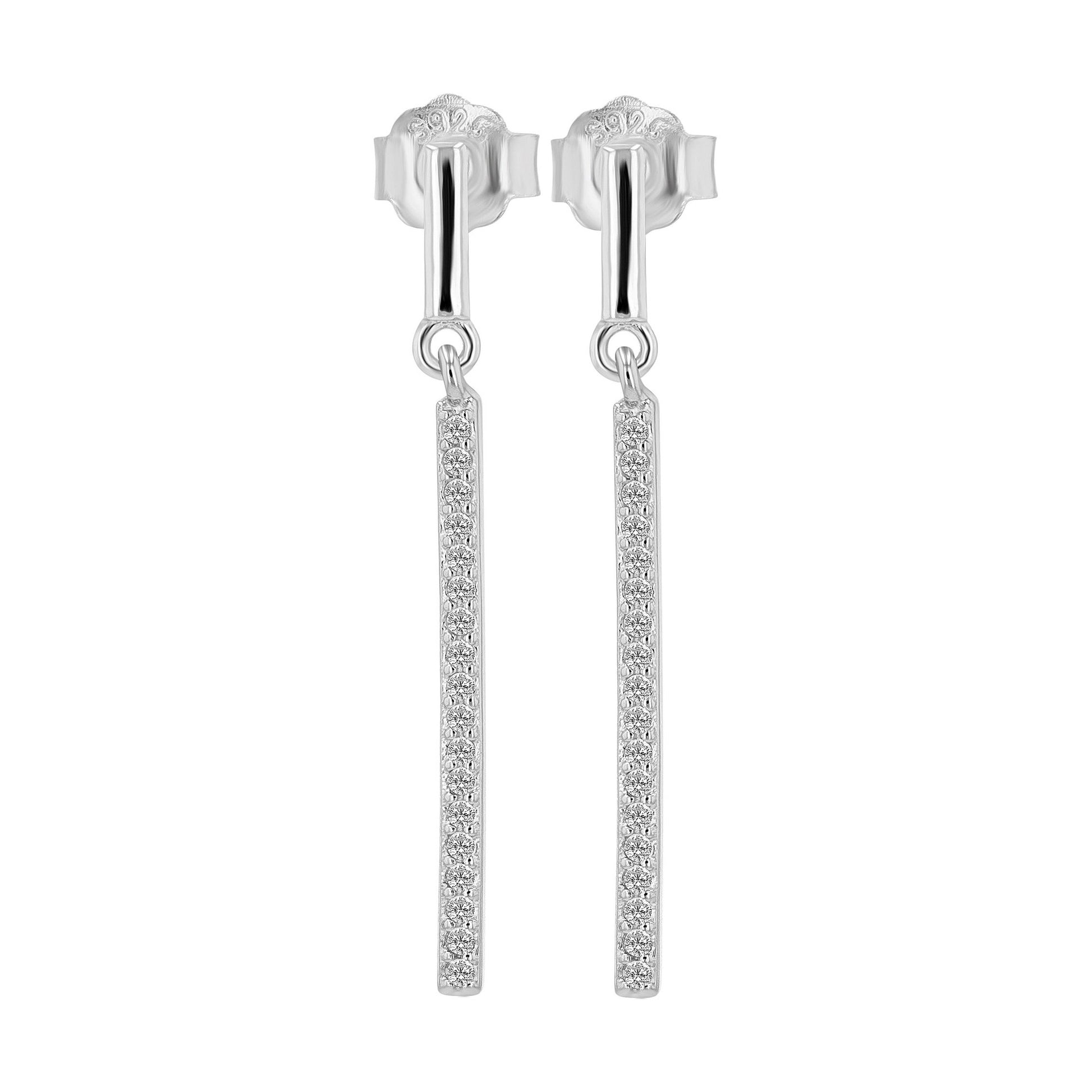 Damen Anhänger aus 925 Silber mit Zirkonia