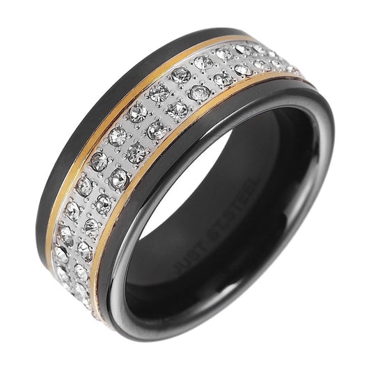 Damen Ring aus Edelstahl