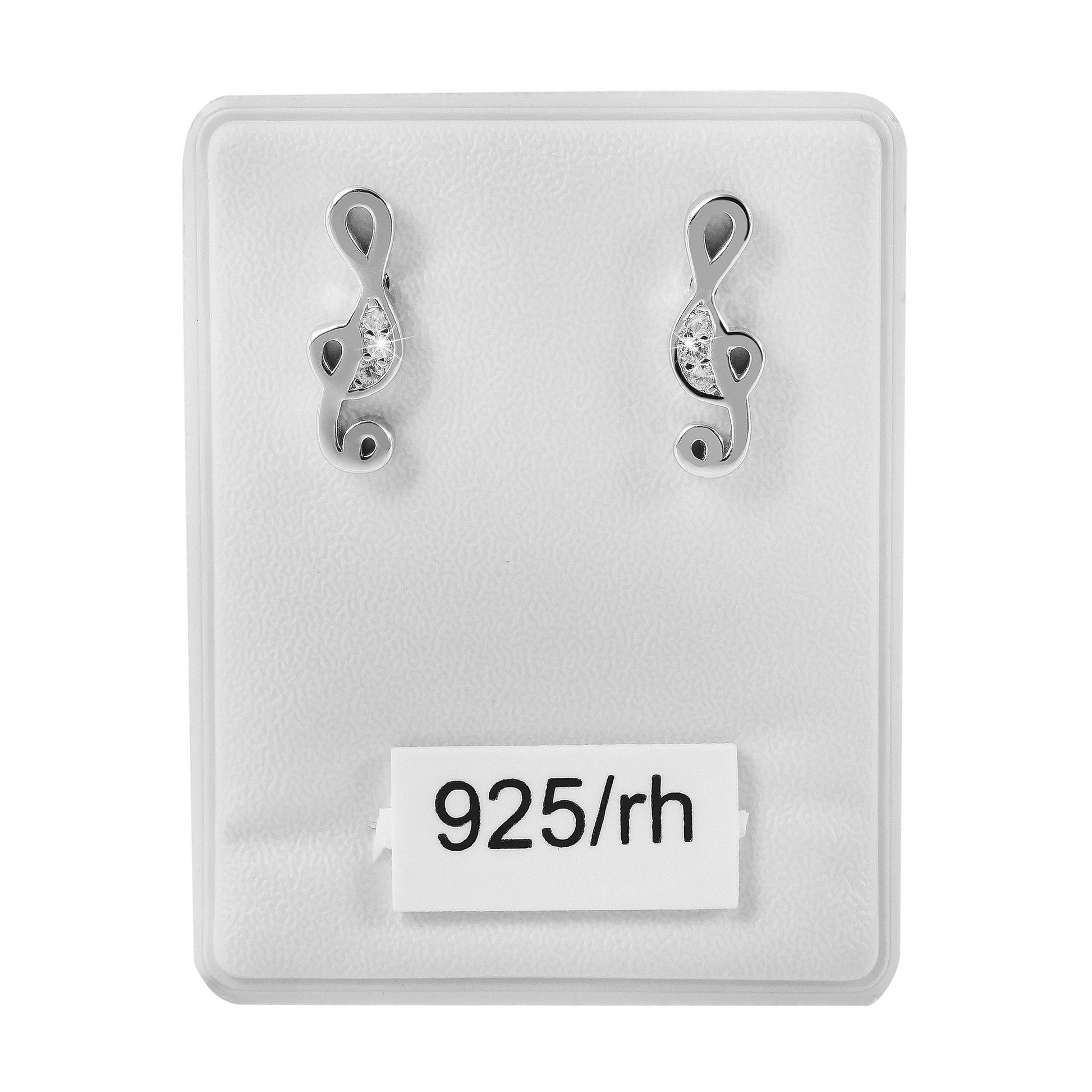 Damen Ohrringe – Ohrstecker aus 925 Silber mit Zirkonia