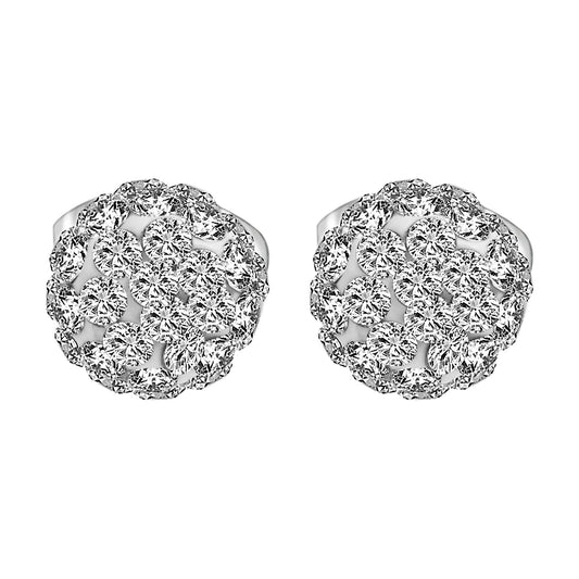 Damen Ohrringe – Ohrstecker aus Titan mit Strass Steinchen