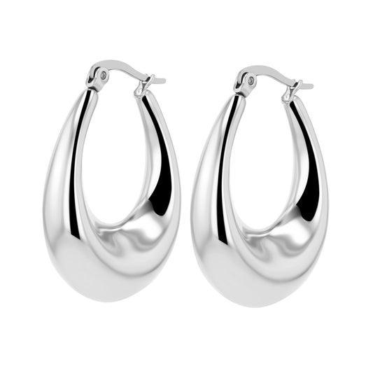 Damen Ohrringe – Creole aus Edelstahl