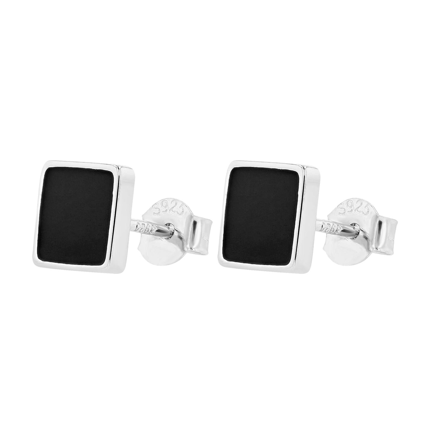 Damen Ohrringe – Ohrstecker aus 925 Silber mit Emaille