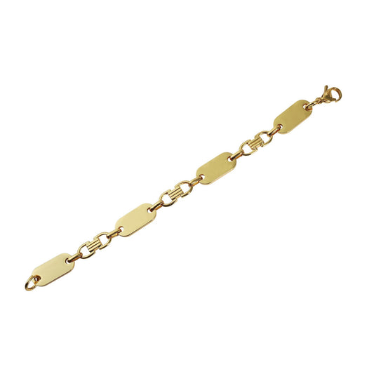 Unisex Armband aus Edelstahl 19 cm