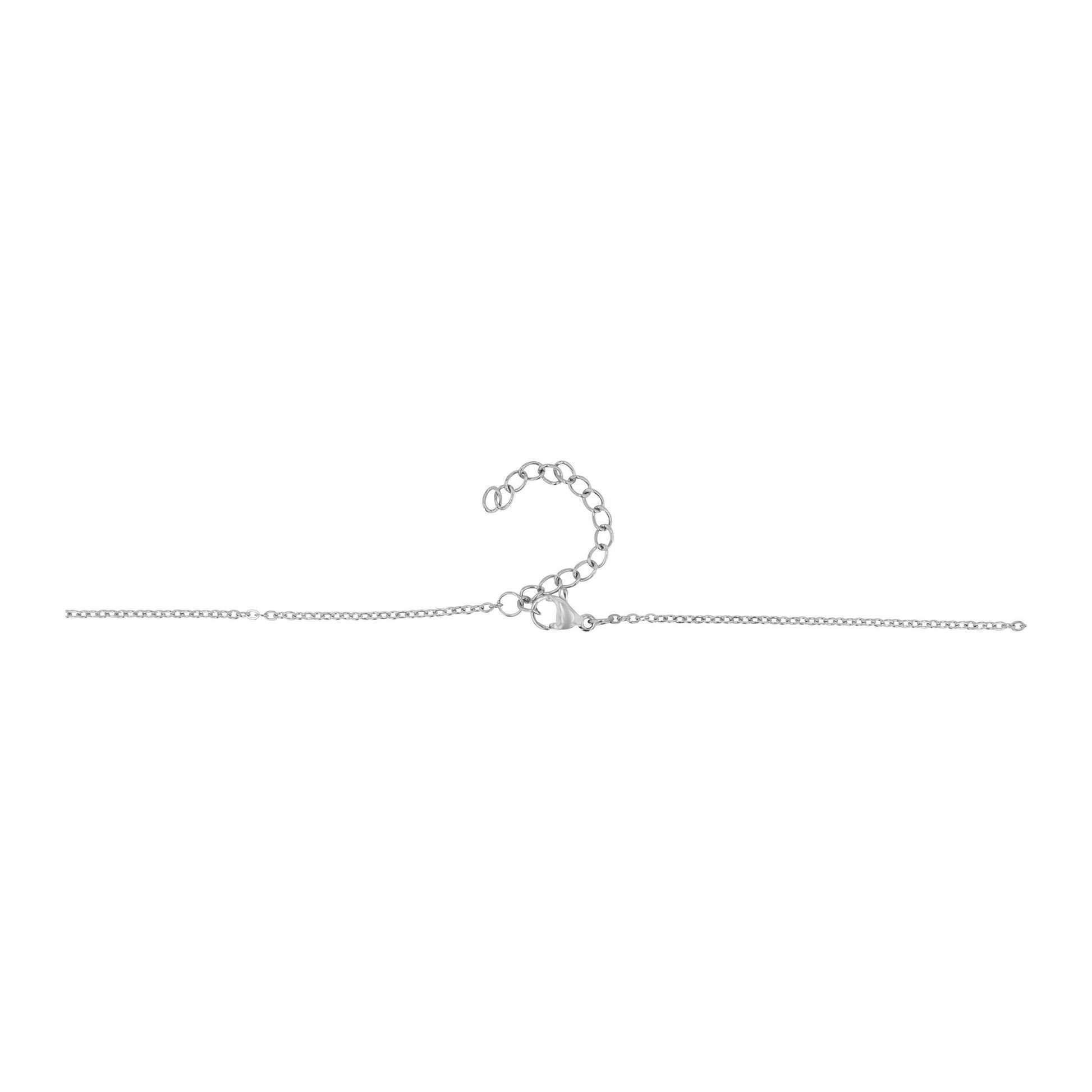 Unisex Halskette – Kreuz aus Edelstahl 43 cm