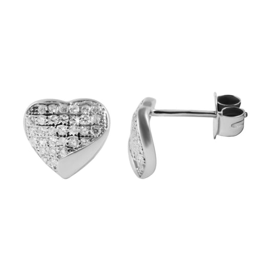 Damen Ohrringe – Ohrstecker aus 925 Silber mit Zirkonia