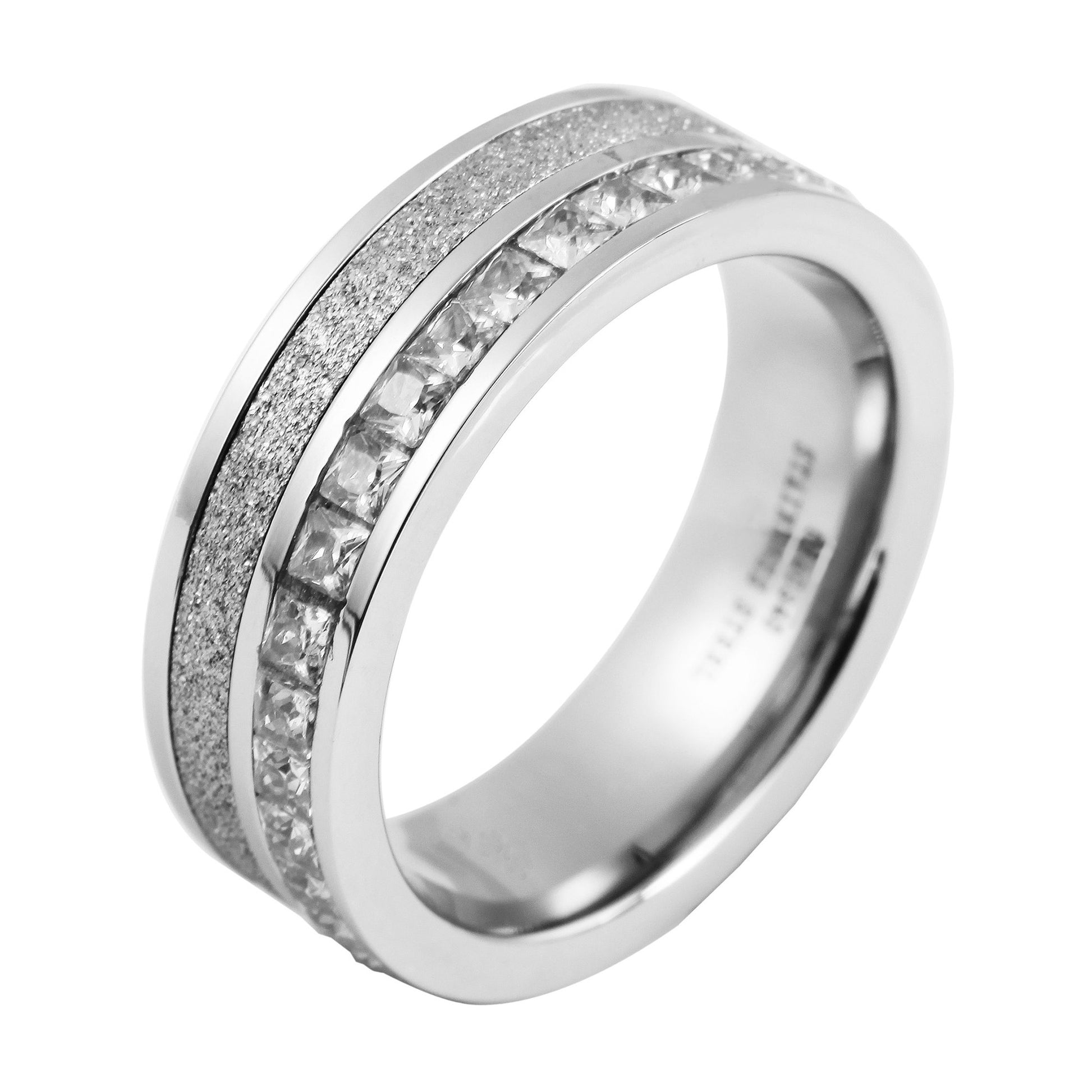 Damen Ring aus Edelstahl