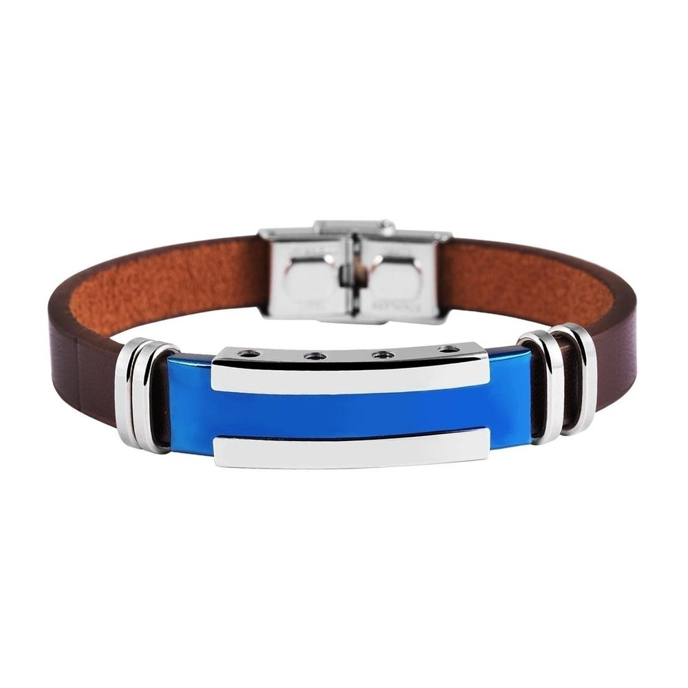 Unisex Armband aus Leder 22 cm