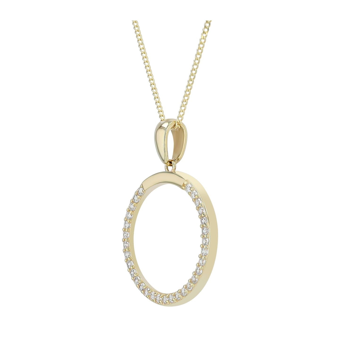 Damen Anhänger aus 925 Silber mit Zirkonia