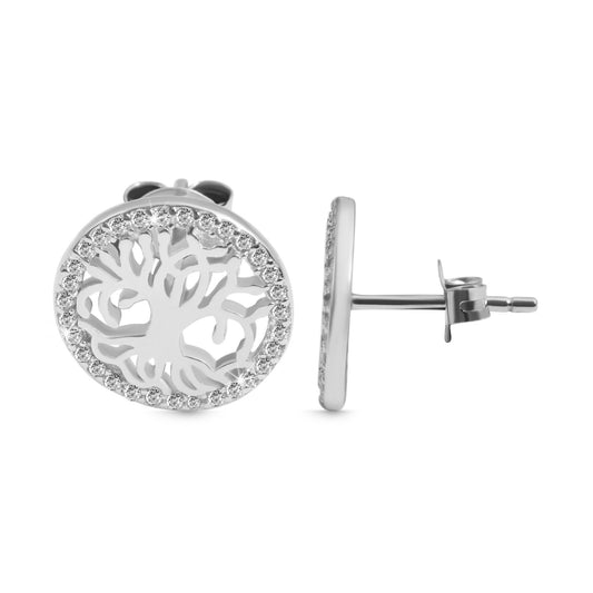 Damen Anhänger aus 925 Silber mit Zirkonia