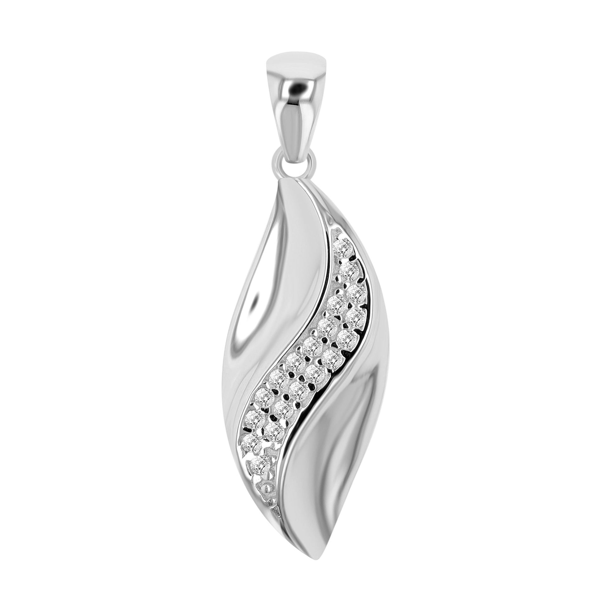 Damen Anhänger aus 333 Gold mit Zirkonia