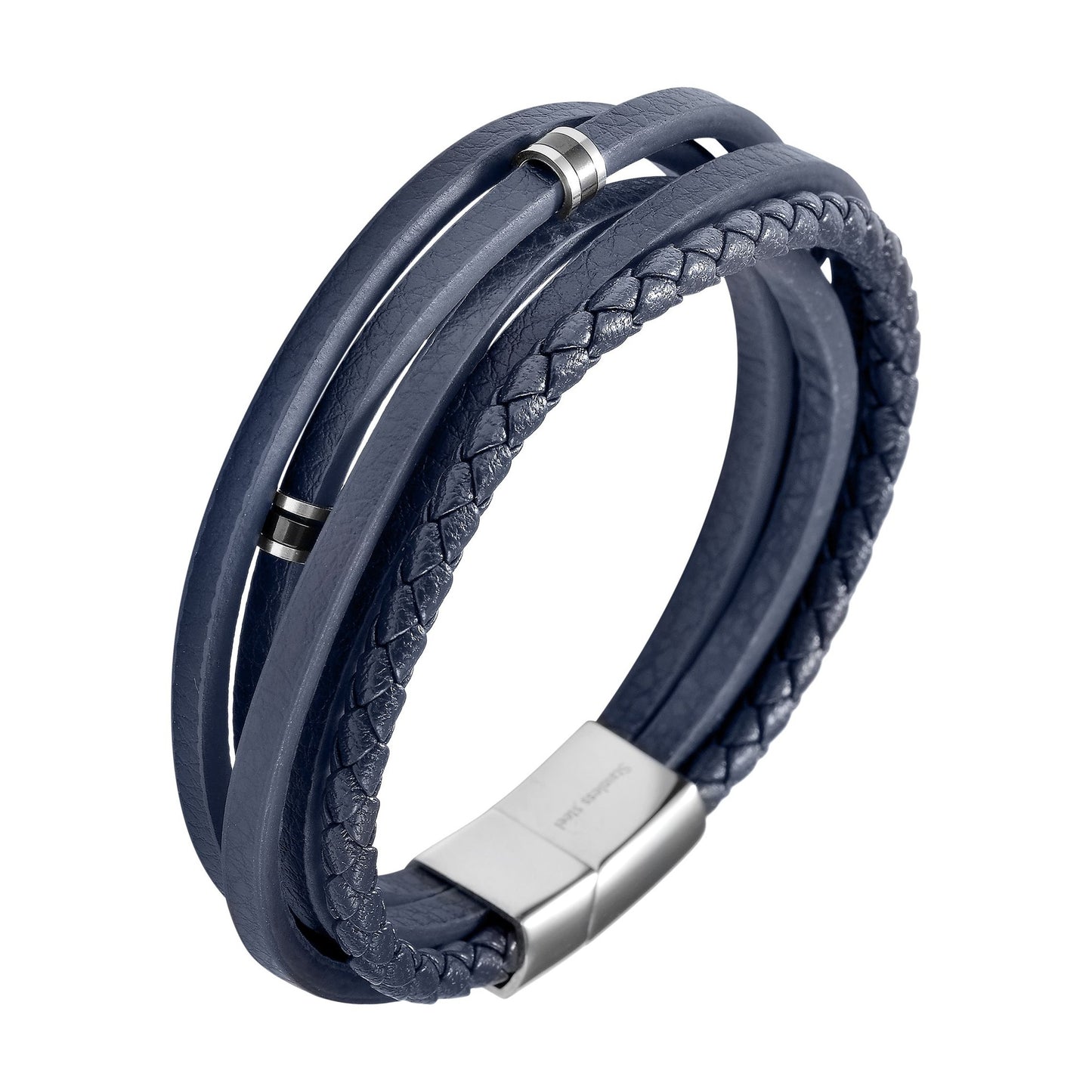 Unisex Armband aus Leder 21 cm