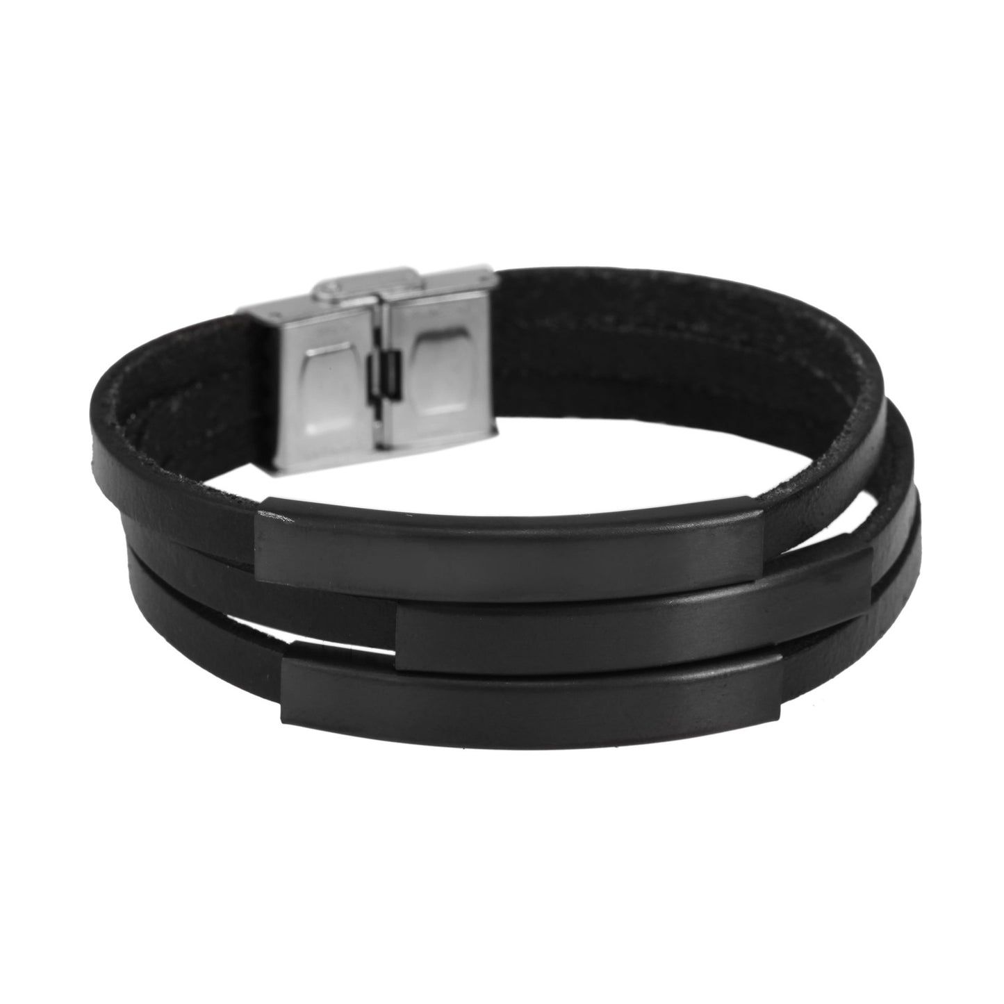 Unisex Armband aus Leder 21 cm