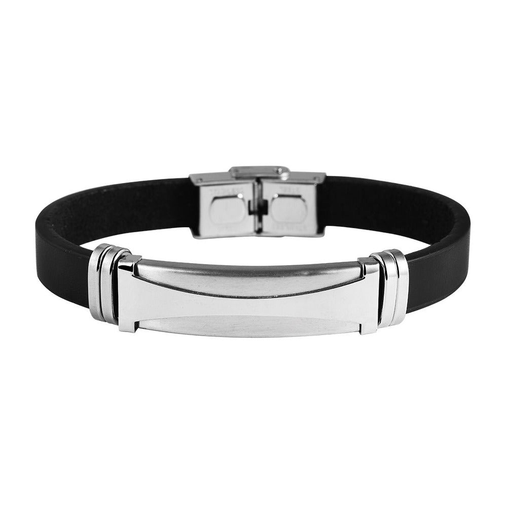 Unisex Armband aus Kautschuk 21 cm