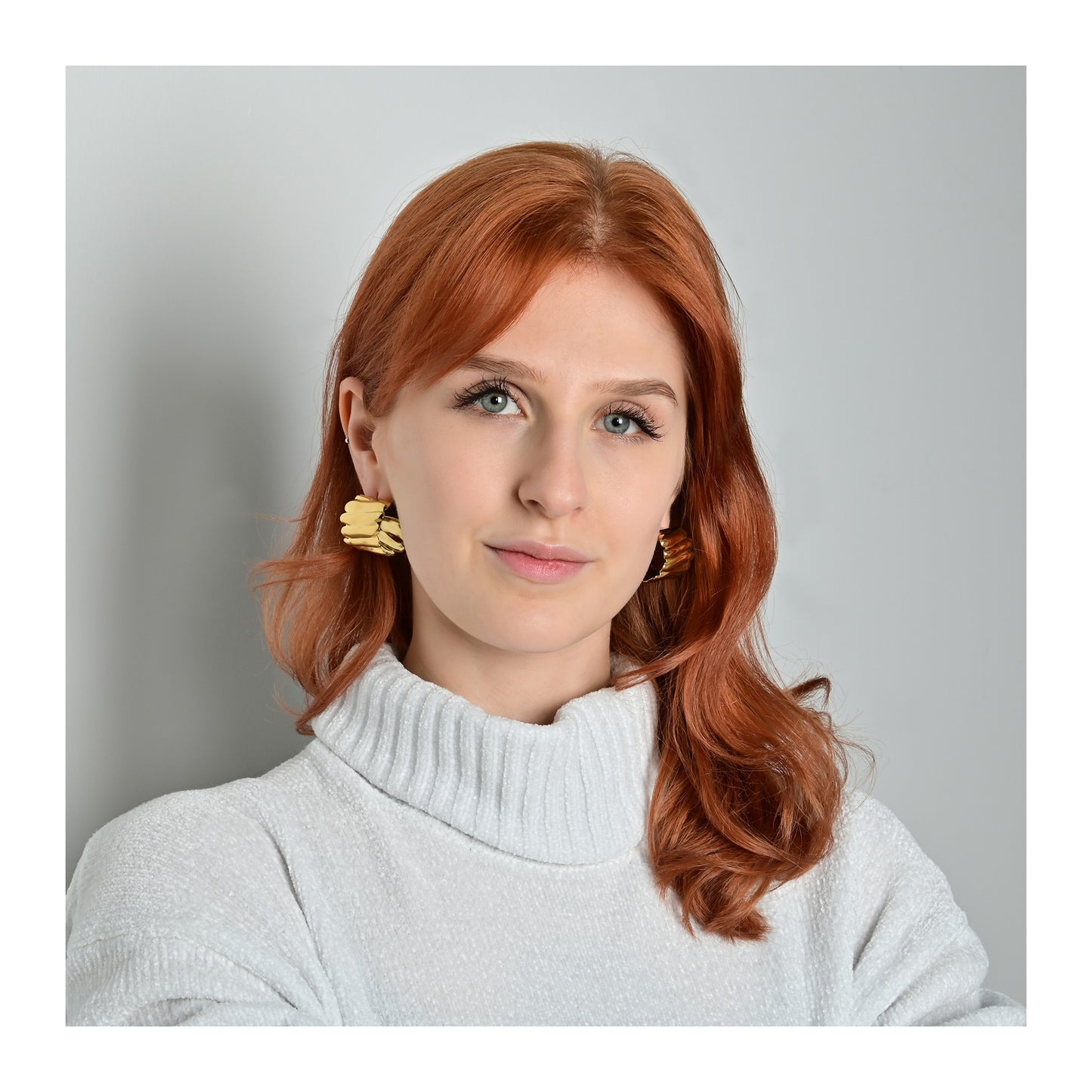 Damen Ohrringe – Creole aus Edelstahl