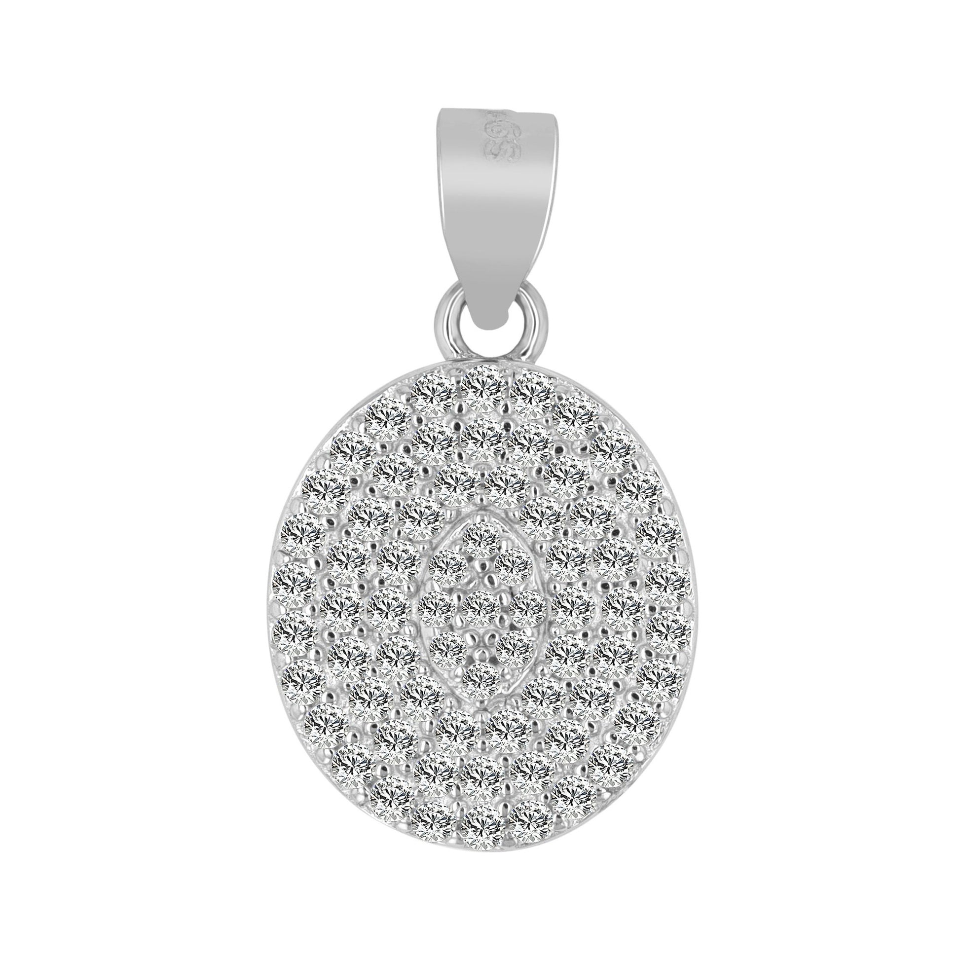 Damen Anhänger aus 925 Silber mit Zirkonia