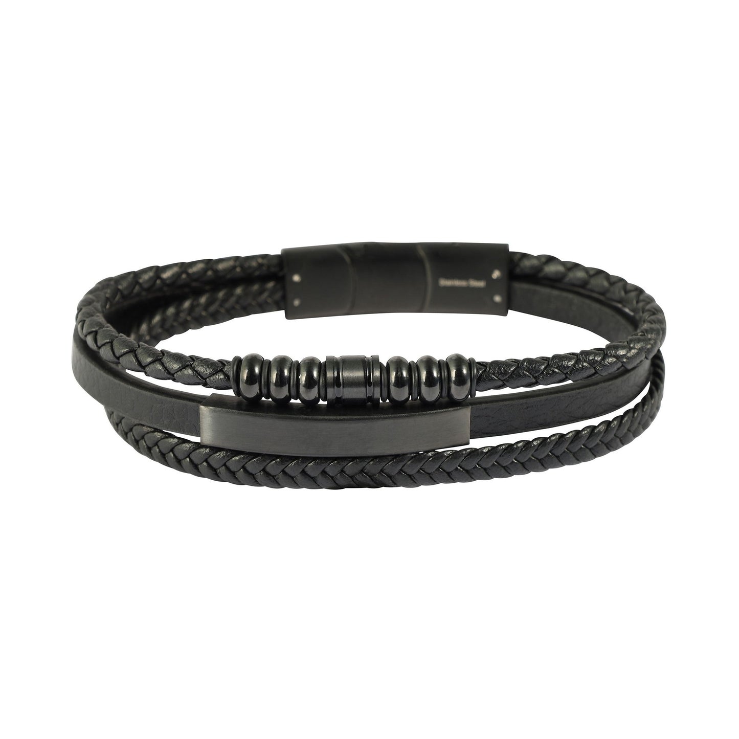 Herren Armband – Lederarmband aus Leder 19 cm