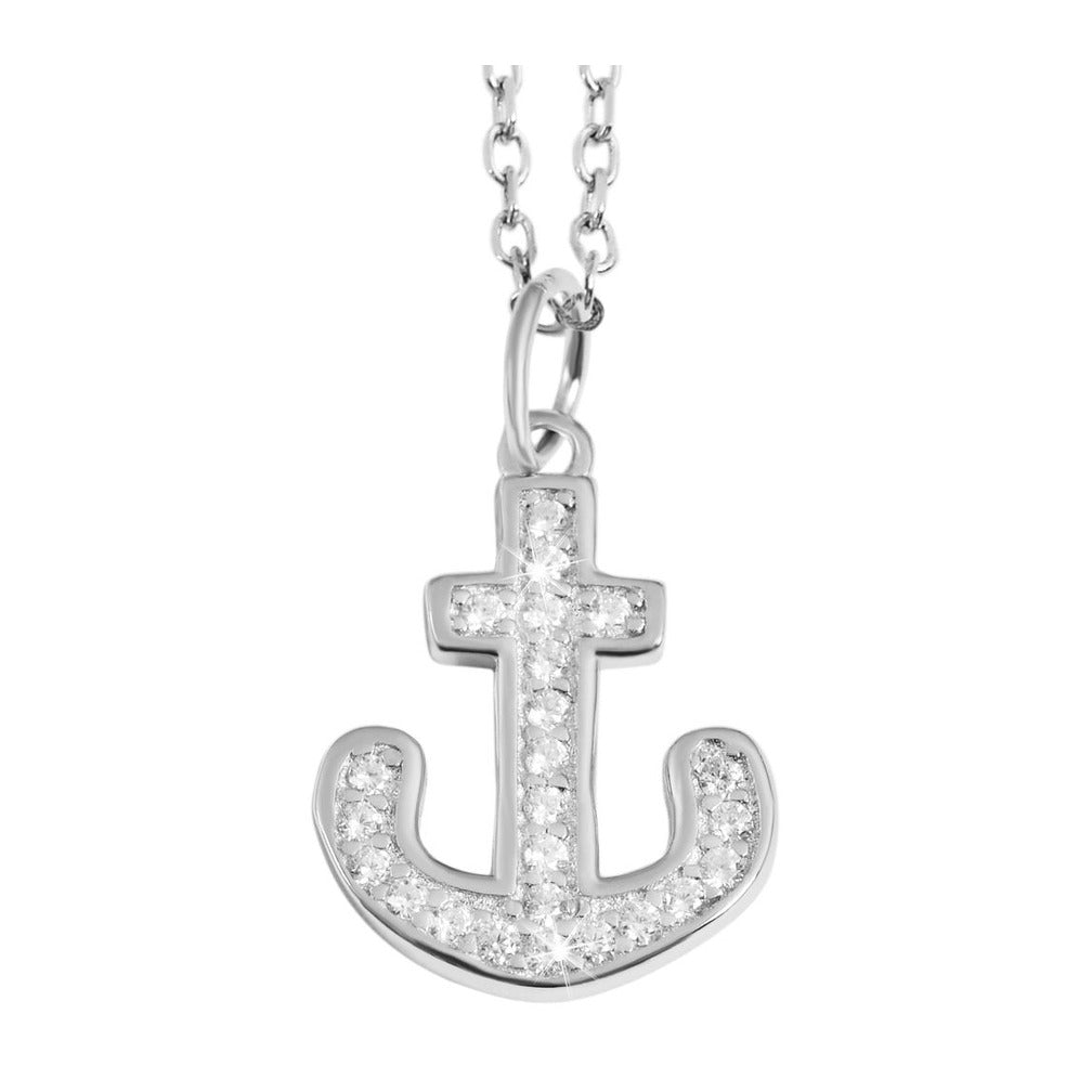 Damen Anhänger aus 925 Silber mit Zirkonia