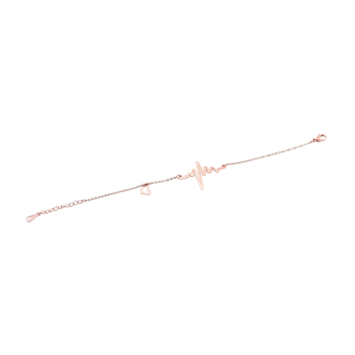 Damen Armband – Herz aus Edelstahl 17 cm