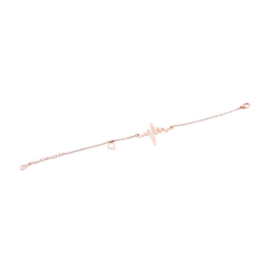 Damen Armband – Herz aus Edelstahl 17 cm