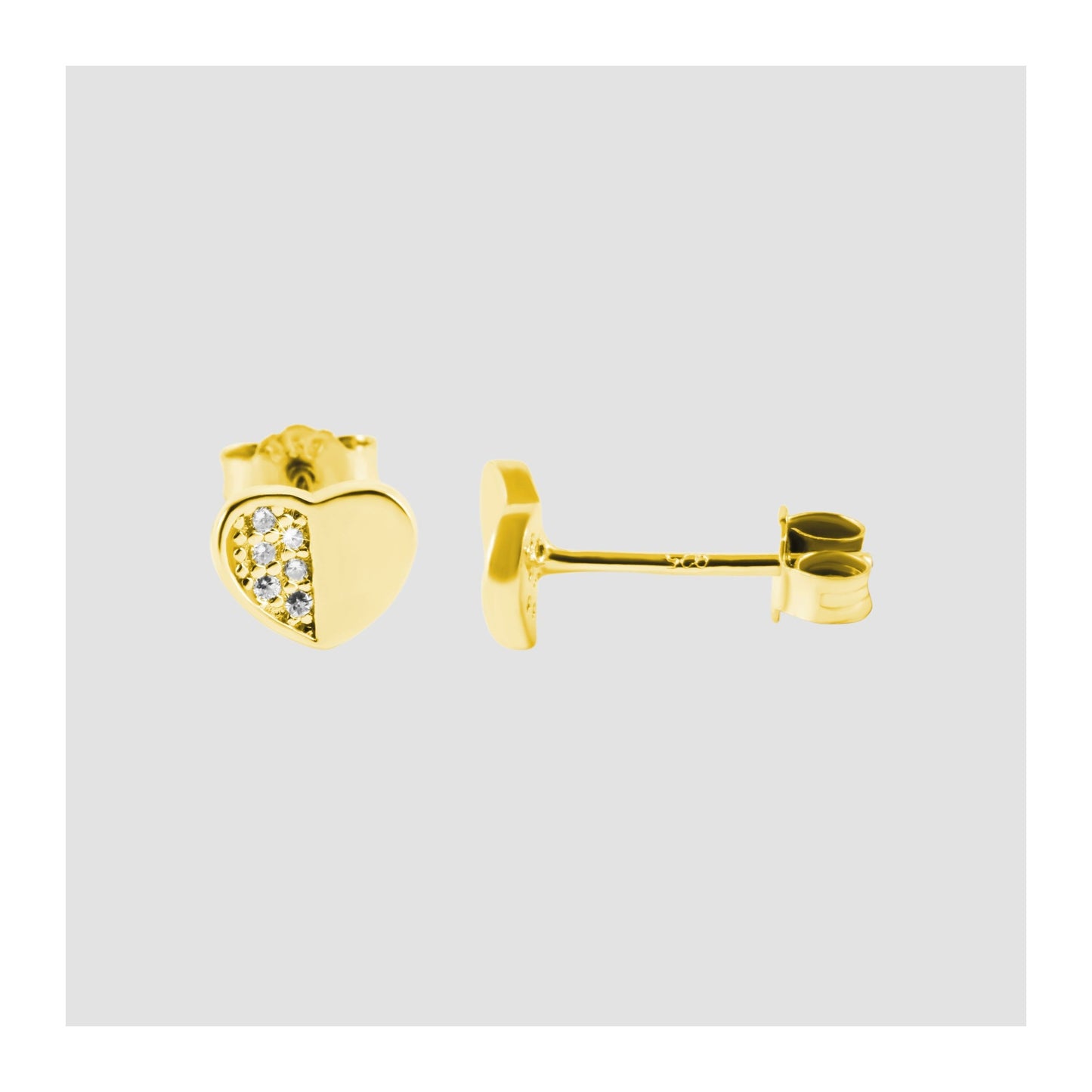Damen Ohrringe – Ohrstecker aus 925 Silber mit Zirkonia