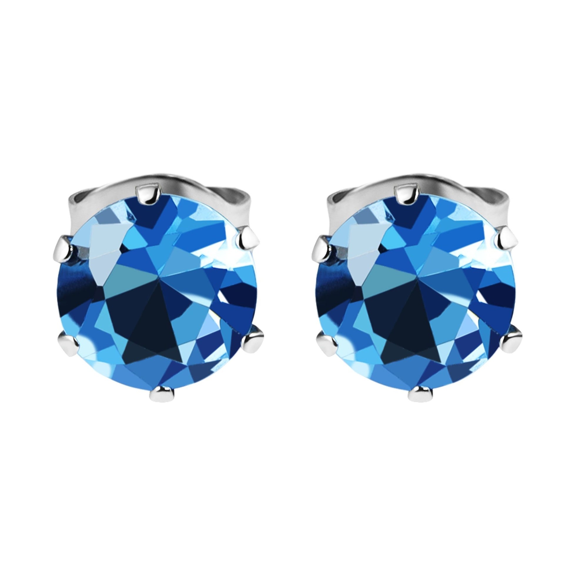 Unisex Ohrringe – Ohrstecker aus Edelstahl mit Zirkonia