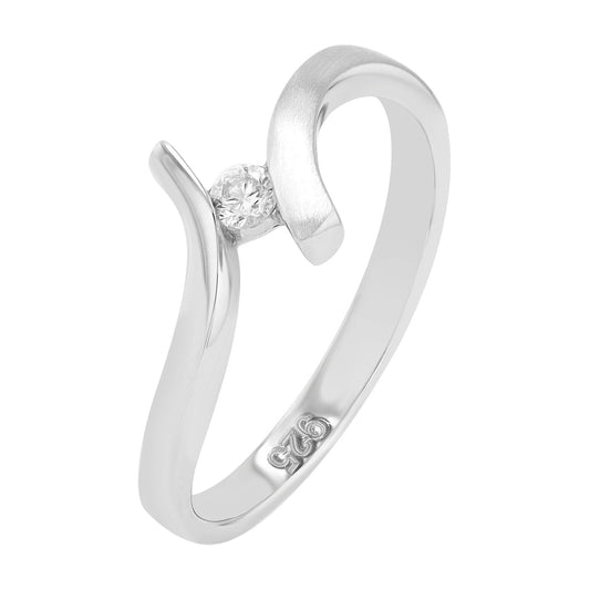 Damen Ring aus 925 Silber mit Zirkonia