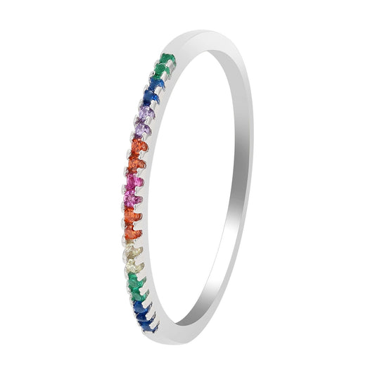 Damen Ring aus 925 Silber mit Zirkonia