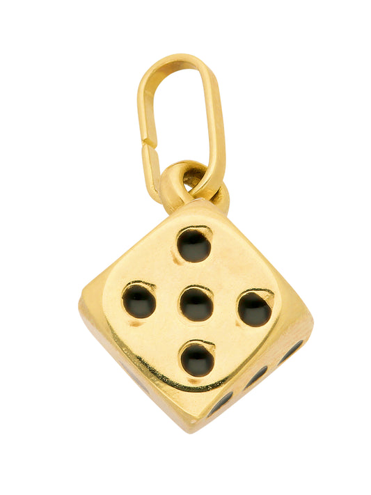 Adelia´s 585 Gold Anhänger Würfel