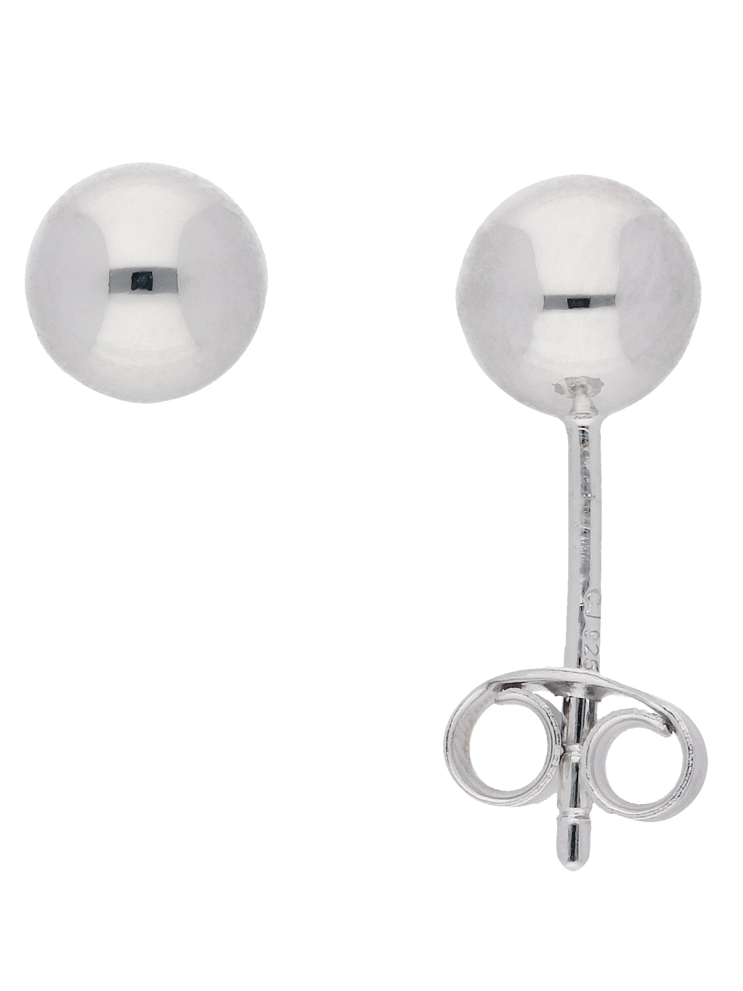 Adelia´s 925 Silber Ohrringe   Ohrstecker Ø 6 mm