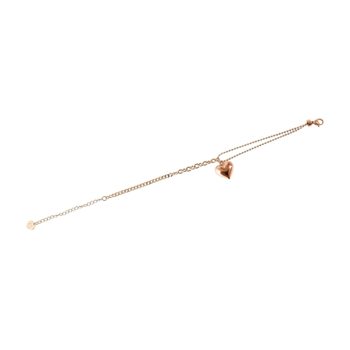 Damen Armband – Herz aus Edelstahl 17 cm