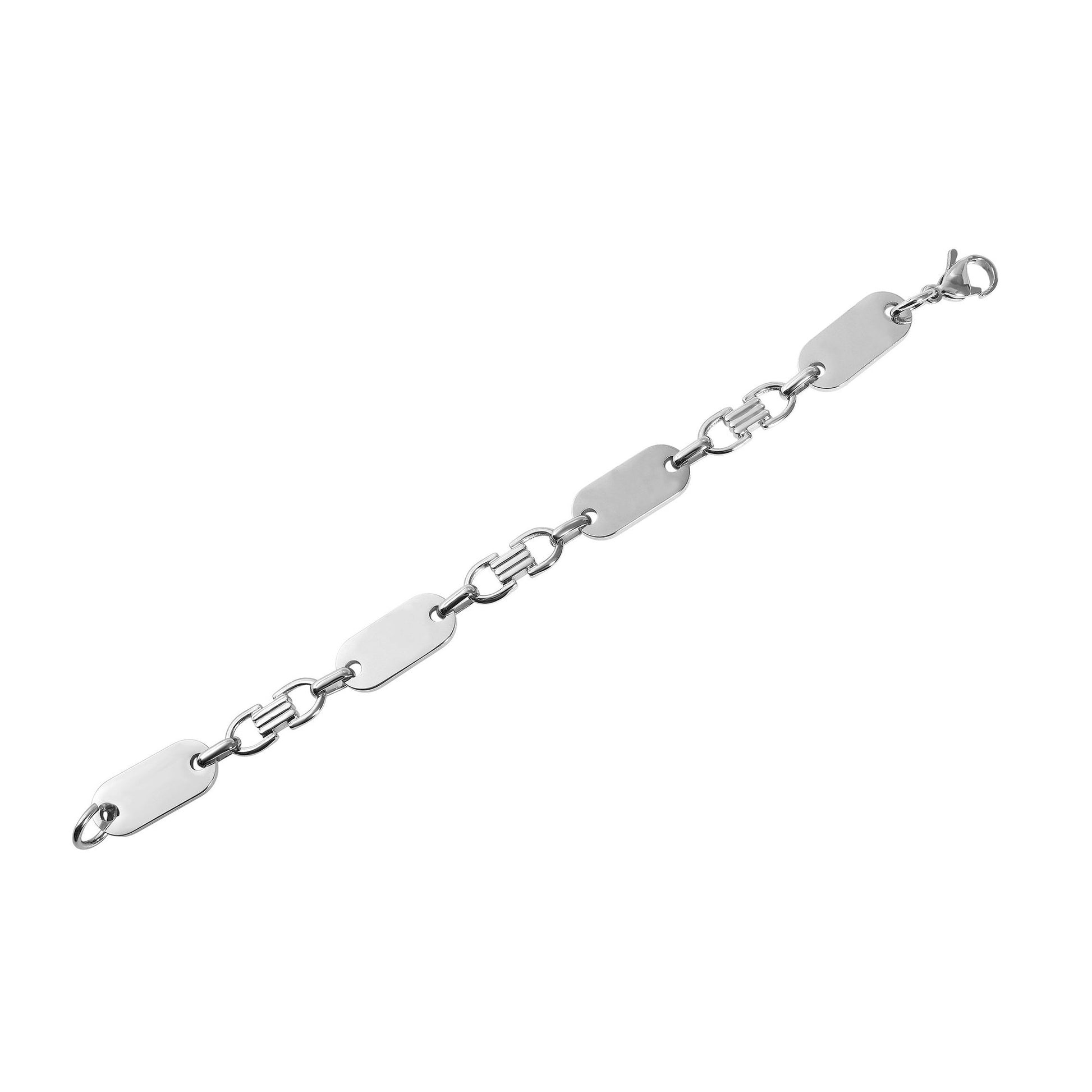 Unisex Armband aus Edelstahl 21 cm